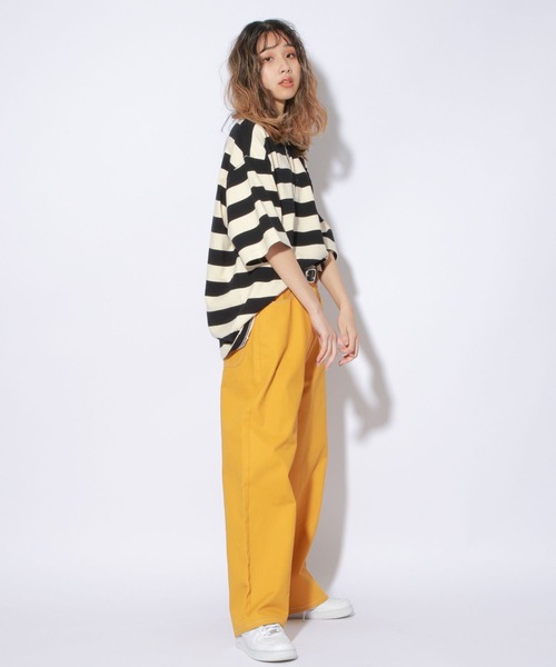 PBLIM（ページボーイリム）の「【PAGEBOYLIM】ボーダービックポロ（ポロシャツ・レディース・ブラック系その他/ブルー系その他/オレンジ系その他・FREE）」の17枚目の写真