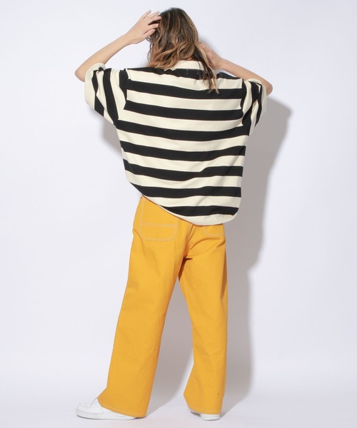 PBLIM（ページボーイリム）の「【PAGEBOYLIM】ボーダービックポロ（ポロシャツ・レディース・ブラック系その他/ブルー系その他/オレンジ系その他・FREE）」の18枚目の写真