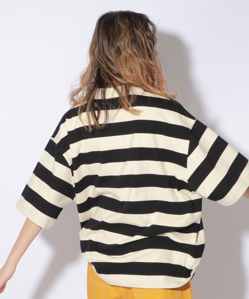 PBLIM（ページボーイリム）の「【PAGEBOYLIM】ボーダービックポロ（ポロシャツ・レディース・ブラック系その他/ブルー系その他/オレンジ系その他・FREE）」の14枚目の写真