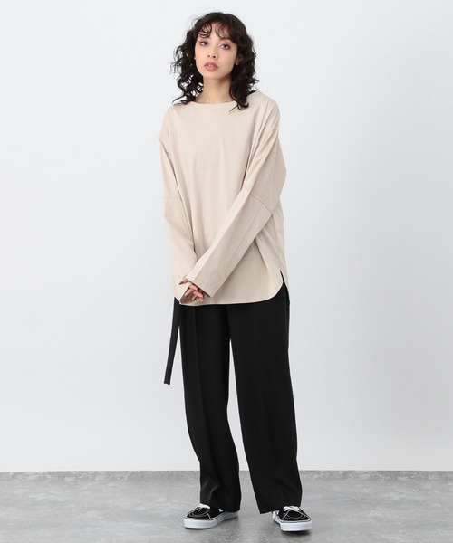 OFAKIND(オフアカインド)の「OFAKIND / プレーティングロンT(Tシャツ/カットソー・レディース・ホワイト/ベージュ/サンドグレー・1/2/0)」の13枚目の写真