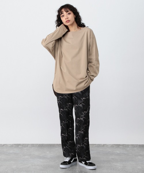 OFAKIND(オフアカインド)の「OFAKIND / プレーティングロンT(Tシャツ/カットソー・レディース・ホワイト/ベージュ/サンドグレー・1/2/0)」の17枚目の写真