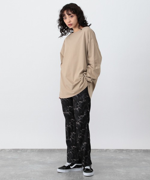 OFAKIND(オフアカインド)の「OFAKIND / プレーティングロンT(Tシャツ/カットソー・レディース・ホワイト/ベージュ/サンドグレー・1/2/0)」の18枚目の写真