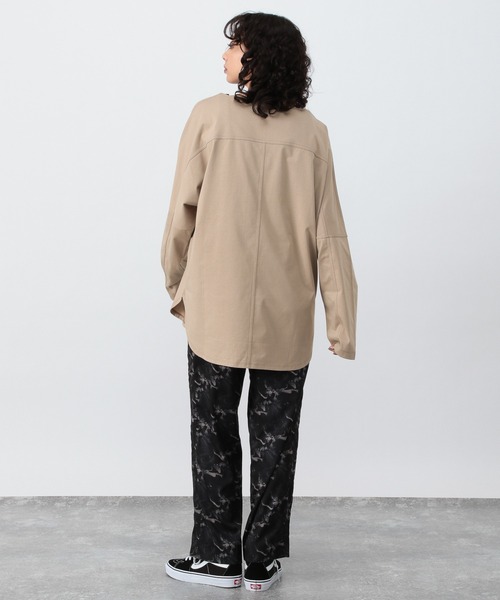 OFAKIND(オフアカインド)の「OFAKIND / プレーティングロンT(Tシャツ/カットソー・レディース・ホワイト/ベージュ/サンドグレー・1/2/0)」の19枚目の写真