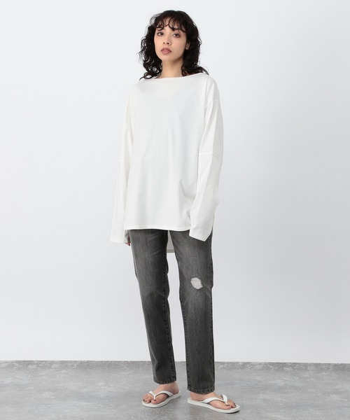 OFAKIND(オフアカインド)の「OFAKIND / プレーティングロンT(Tシャツ/カットソー・レディース・ホワイト/ベージュ/サンドグレー・1/2/0)」の20枚目の写真