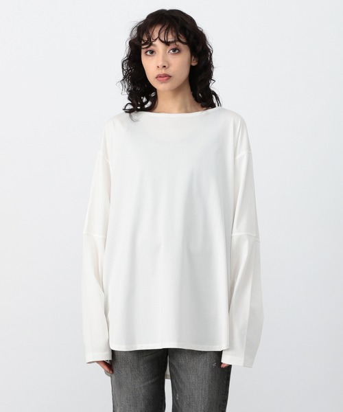 OFAKIND(オフアカインド)の「OFAKIND / プレーティングロンT(Tシャツ/カットソー・レディース・ホワイト/ベージュ/サンドグレー・1/2/0)」の21枚目の写真