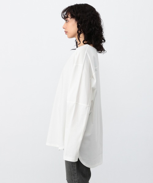 OFAKIND(オフアカインド)の「OFAKIND / プレーティングロンT(Tシャツ/カットソー・レディース・ホワイト/ベージュ/サンドグレー・1/2/0)」の22枚目の写真