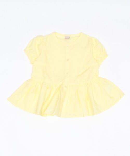 petit main（プティマイン）の「【リンク】ティアードシャツブラウス（シャツ/ブラウス・キッズ・ライトブルー/ピンク/レモンイエロー/チャコール・90cm/120cm/110cm/130cm/80ｃｍ/100cm）」の7枚目の写真