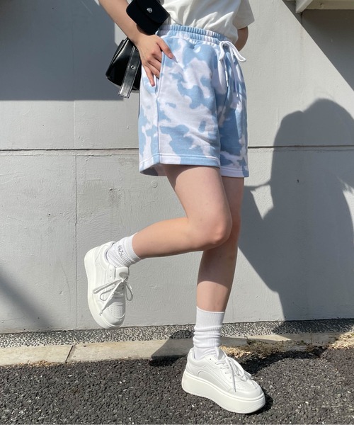 WEGO（ウィゴー）の「WEGO/スウェットショートパンツ（スウェットパンツ・レディース・ブラック/ブルー/その他1/杢グレー・FREE）」の20枚目の写真