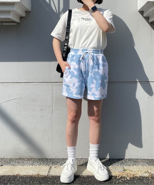 WEGO（ウィゴー）の「WEGO/スウェットショートパンツ（スウェットパンツ・レディース・ブラック/ブルー/その他1/杢グレー・FREE）」の19枚目の写真