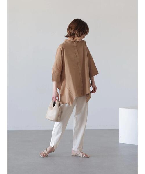 rem closet(レムクローゼット)の「タックテーパードスリットパンツ(その他パンツ・レディース・オリーブ/アイボリー・XS/S)」の19枚目の写真