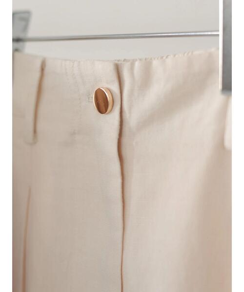 rem closet(レムクローゼット)の「タックテーパードスリットパンツ(その他パンツ・レディース・オリーブ/アイボリー・XS/S)」の18枚目の写真