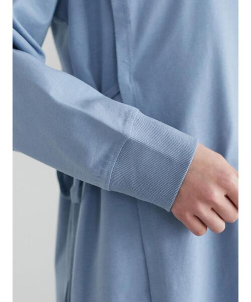 Green　Parks（グリーンパークス）の「イレギュラーチュニック（Tシャツ/カットソー・レディース・ベージュ/ブルー/ダークネイビー・FREE）」の10枚目の写真