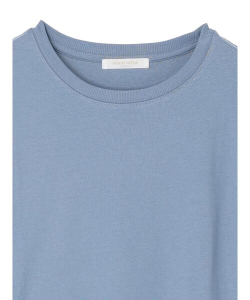 Green　Parks（グリーンパークス）の「イレギュラーチュニック（Tシャツ/カットソー・レディース・ベージュ/ブルー/ダークネイビー・FREE）」の21枚目の写真