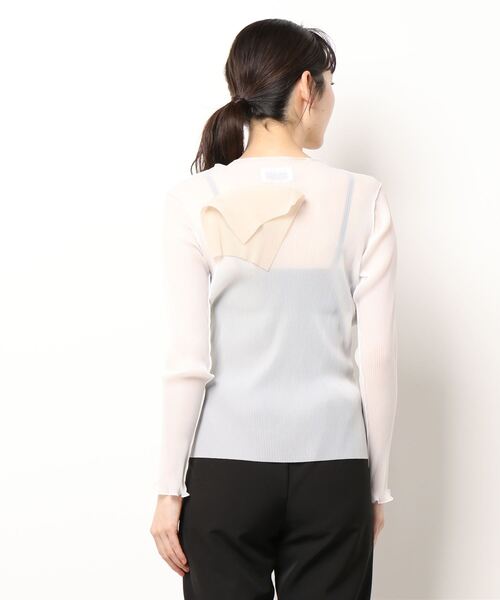 kotohayokozawa（コトハヨコザワ）の「kotohayokozawa LONG SLEEVE TOP TD22S-P05（その他トップス・レディース・ホワイト/ブラック/カーキ・FREE）」の4枚目の写真