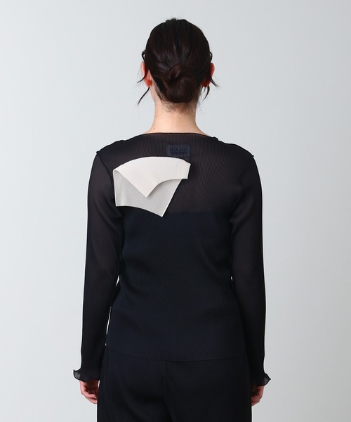 kotohayokozawa（コトハヨコザワ）の「kotohayokozawa LONG SLEEVE TOP TD22S-P05（その他トップス・レディース・ホワイト/ブラック/カーキ・FREE）」の8枚目の写真