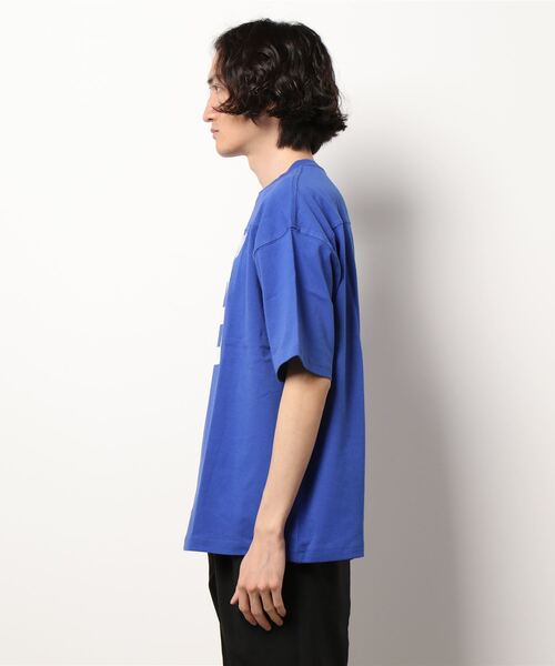 BACK NUMBER（バックナンバー）の「【BACK NUMBER】フットボールＴシャツ（Tシャツ/カットソー・メンズ・ブルー/ホワイト・L/M/S/XL）」の4枚目の写真