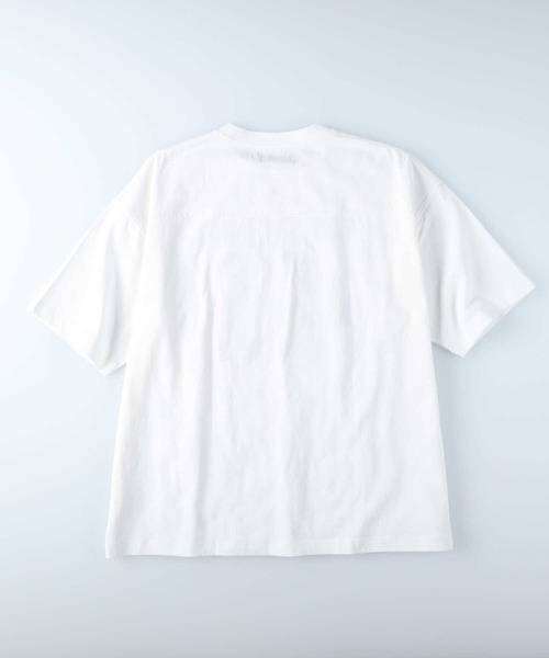 BACK NUMBER（バックナンバー）の「【BACK NUMBER】フットボールＴシャツ（Tシャツ/カットソー・メンズ・ブルー/ホワイト・L/M/S/XL）」の9枚目の写真