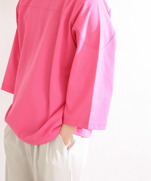 『ユニセックス』ヘビーウエイトフットボールTシャツ(5分袖)