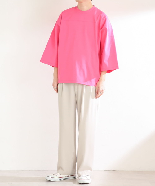 『ユニセックス』ヘビーウエイトフットボールTシャツ(5分袖)