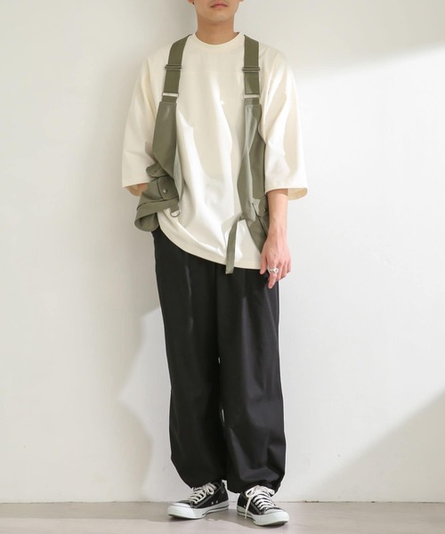 『ユニセックス』ヘビーウエイトフットボールTシャツ(5分袖)