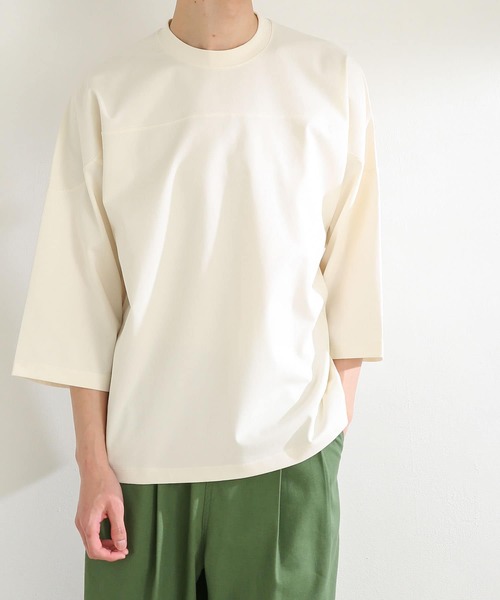 『ユニセックス』ヘビーウエイトフットボールTシャツ(5分袖)