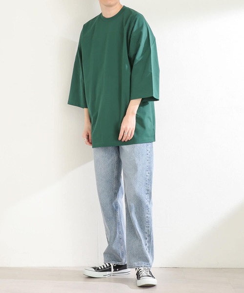 『ユニセックス』ヘビーウエイトフットボールTシャツ(5分袖)