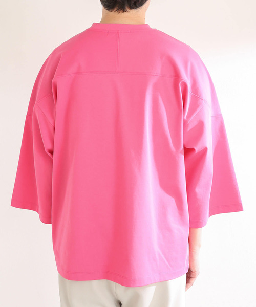 『ユニセックス』ヘビーウエイトフットボールTシャツ(5分袖)