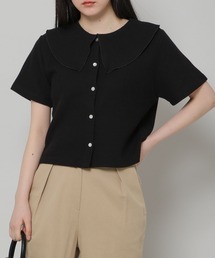 3.3Field Trip／セーラーカラーショートカーディガン　2285608