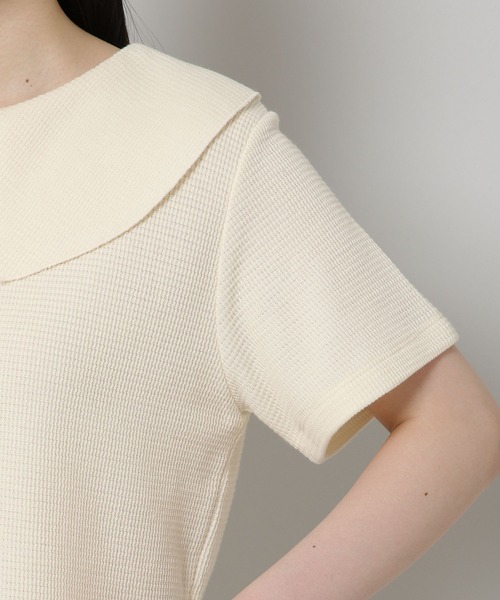 ALAND（エーランド）の「3.3Field Trip／セーラーカラーショートカーディガン　2285608（カーディガン/ボレロ・レディース・アイボリー/ブラック・FREE）」の13枚目の写真