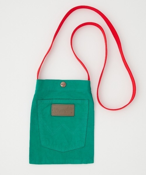 RODEO CROWNS WIDE BOWL（ロデオクラウンズワイドボウル）の「Wranglerショルダーバッグ（ショルダーバッグ・レディース・ホワイト/グリーン/ブルー・FREE）」の2枚目の写真