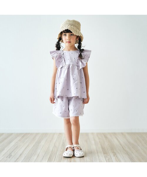 apres les cours（アプレレクール）の「パールリボン付きおりたたみハット（ハット・キッズ・アイボリー/ベージュ・58/50/54）」の7枚目の写真