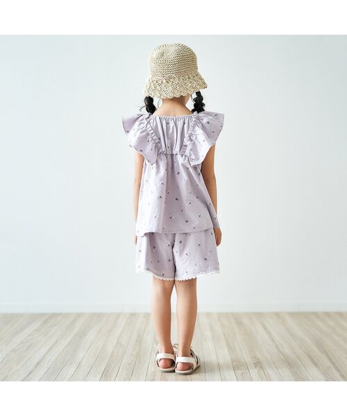 apres les cours（アプレレクール）の「パールリボン付きおりたたみハット（ハット・キッズ・アイボリー/ベージュ・58/50/54）」の8枚目の写真