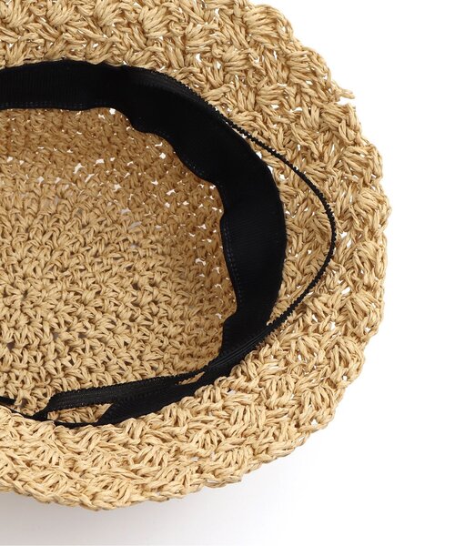 apres les cours（アプレレクール）の「パールリボン付きおりたたみハット（ハット・キッズ・アイボリー/ベージュ・58/50/54）」の20枚目の写真