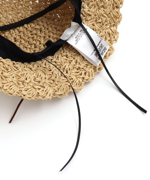 apres les cours（アプレレクール）の「パールリボン付きおりたたみハット（ハット・キッズ・アイボリー/ベージュ・58/50/54）」の21枚目の写真