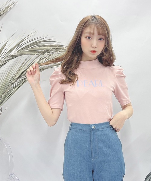 Swankiss(スワンキス)の「TS pearl logo T(Tシャツ/カットソー・レディース・ホワイト/ブラック/ピンク・FREE)」の3枚目の写真