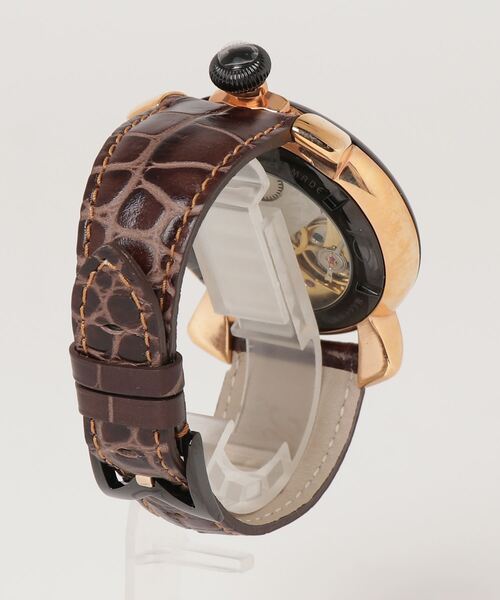 GaGa MILANO（ガガミラノ）の「GaGa MILANO/ガガミラノ MANUALE48MM 腕時計 501402S-BRW メンズ（アナログ腕時計・メンズ・ブラウン・FREE）」の5枚目の写真