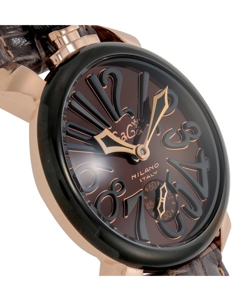 GaGa MILANO（ガガミラノ）の「GaGa MILANO/ガガミラノ MANUALE48MM 腕時計 501402S-BRW メンズ（アナログ腕時計・メンズ・ブラウン・FREE）」の6枚目の写真