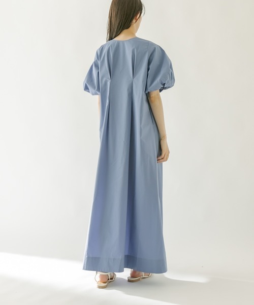 mystic（ミスティック）の「バルーンスリーブワンピース（ワンピース・レディース・ブラック/オフホワイト/ブルー・1/2）」の6枚目の写真