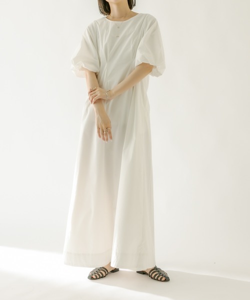 mystic（ミスティック）の「バルーンスリーブワンピース（ワンピース・レディース・ブラック/オフホワイト/ブルー・1/2）」の10枚目の写真