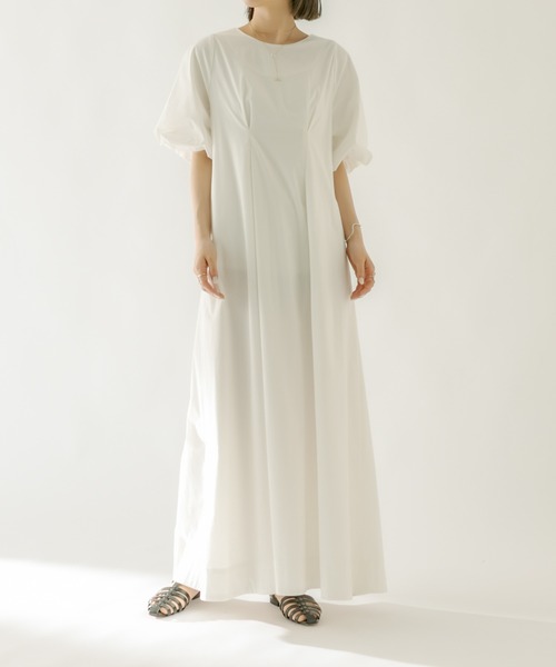 mystic（ミスティック）の「バルーンスリーブワンピース（ワンピース・レディース・ブラック/オフホワイト/ブルー・1/2）」の15枚目の写真