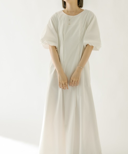 mystic（ミスティック）の「バルーンスリーブワンピース（ワンピース・レディース・ブラック/オフホワイト/ブルー・1/2）」の17枚目の写真