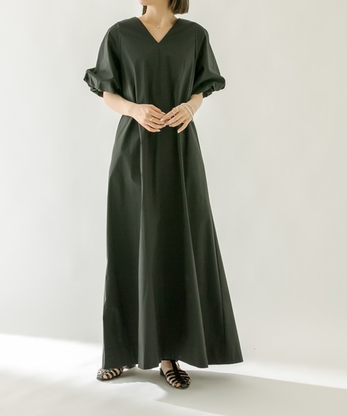 mystic（ミスティック）の「バルーンスリーブワンピース（ワンピース・レディース・ブラック/オフホワイト/ブルー・1/2）」の21枚目の写真