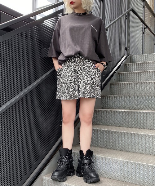 Figments（フィグメンツ）の「レオパード柄ショートパンツ（その他パンツ・レディース・ホワイト/ベージュ・FREE）」の9枚目の写真