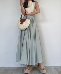 ACYM | Combi nosleeve airy ワンピース(ワンピース)