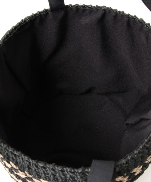 Allerleirauh(アラライラオ)の「「Allerleirauh chill/アラライラオ」アバカ ネイティブ柄バスケットかごバッグ(かごバッグ・レディース・サックスブルー/ブラウン/ブラック・FREE)」の5枚目の写真