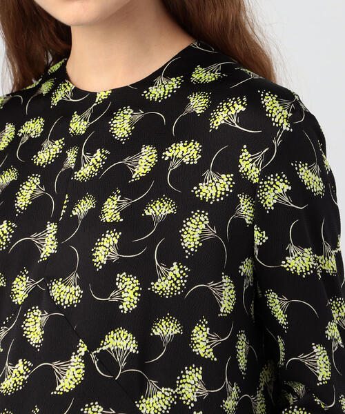 パトリニアプリント バックタックワンピース