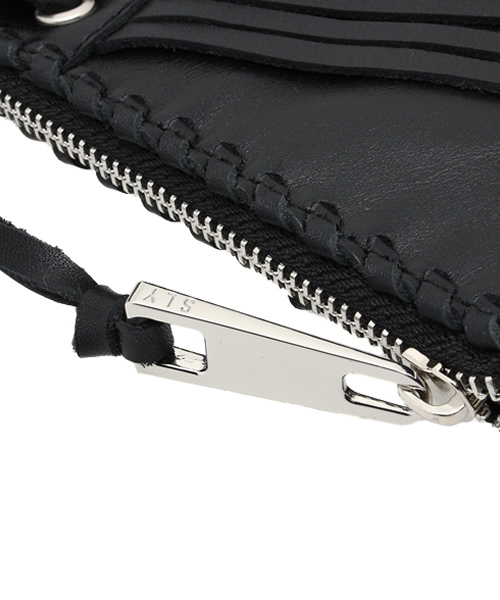 SLY（スライ）の「フリンジレザーCLUTCH BAG（ショルダーバッグ・レディース・ブラック/イエロー・FREE）」の5枚目の写真