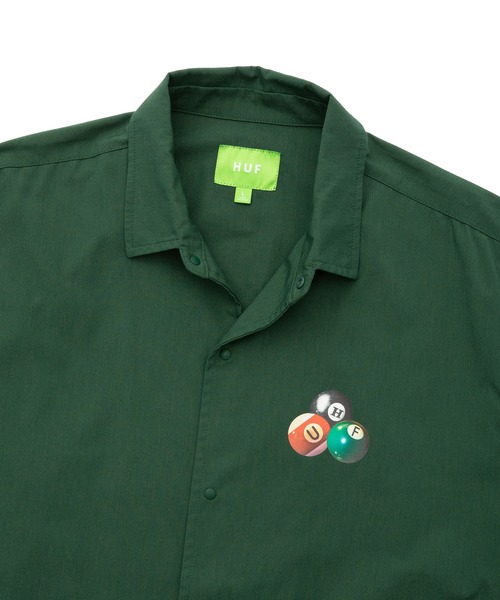 HUF（ハフ）の「DIRTY POOL COACHES SHIRT / HUF コーチシャツ