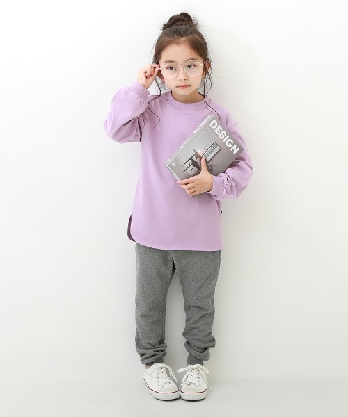 devirock（デビロック）の「無地 裾リブ スウェットパンツ（スウェットパンツ・キッズ・ブルー系その他/ヘザーチャコール/ブラック/杢グレー/ネイビー/ダークオリーブ・150cm/140cm/100cm/80ｃｍ/120cm/110cm/160cm/90cm/130cm）」の18枚目の写真