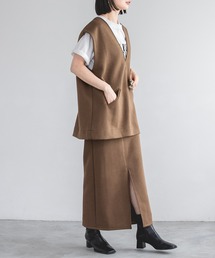 A part by | セットアップ対応／ボンディングタイトスカート　348100(スカート)